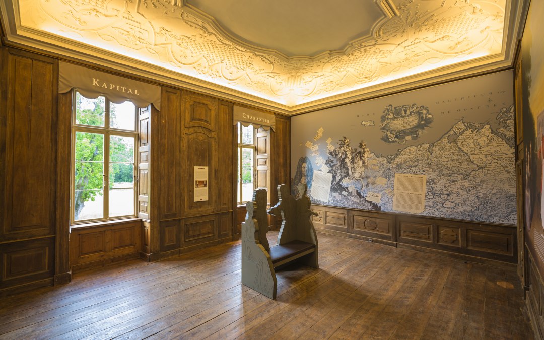 Tentoonstellingsruimte in Kasteelmuseum Bothmer, © SSGK MV / Timm Allrich