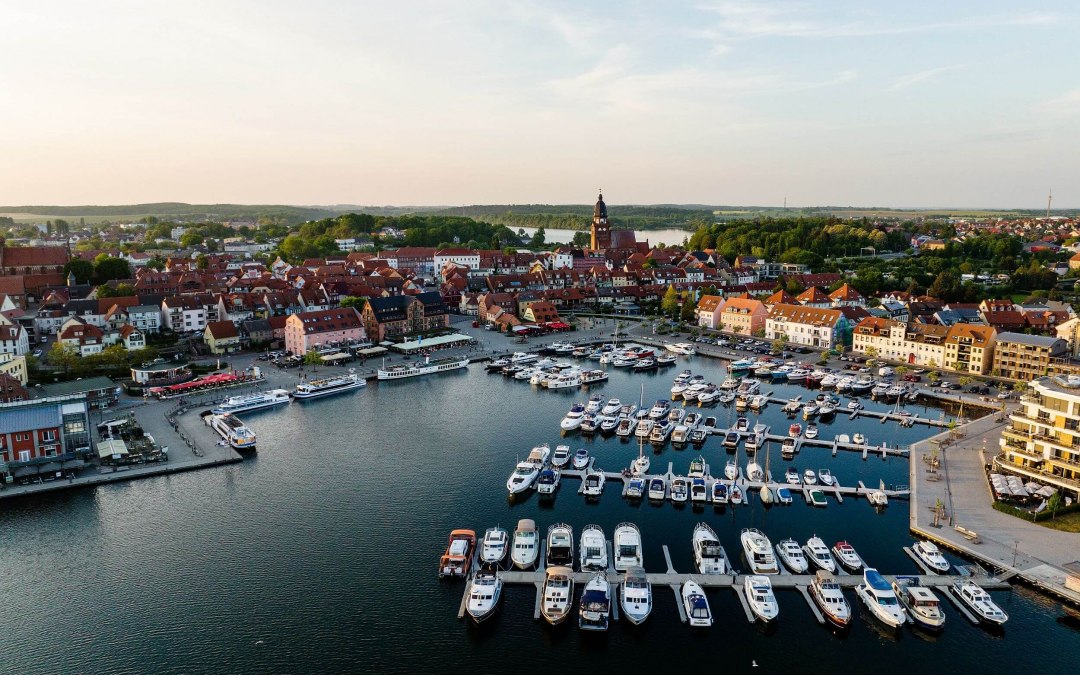 De haven van Waren an der Müritz // © MV-T/Gänsicke De haven van Waren an der Müritz // © MV-T/Gänsicke