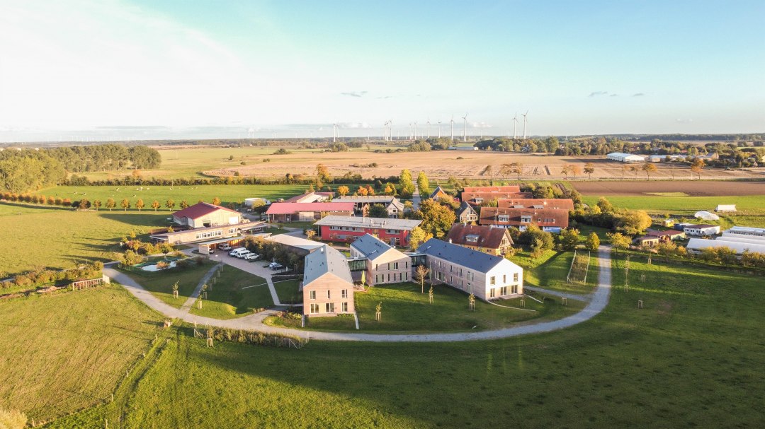 SOS Kinderdorp Vorpommern van bovenaf, © A. Kunath