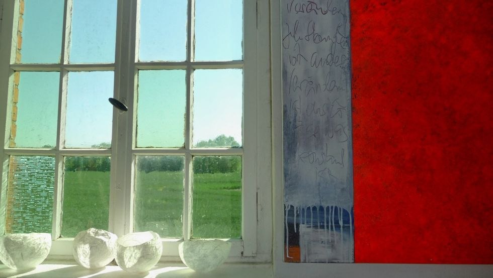 Picture exhibition in Boitin-Resdorf 2015, © Astrid Keimer