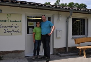 "Pas op voor smaak" - de dorpswinkel van de familie Becker, © Landurlaub M-V