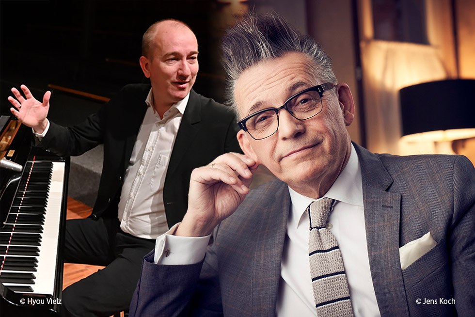 G&ouml;tz Alsmann und Chris Hopkins // &copy; Jens Koch