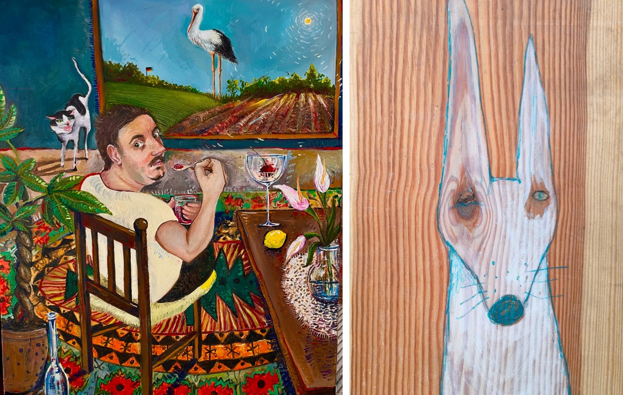 met werken van Melika Vikalo en Diana Weber // &copy; Kunsthaus L&uuml;bz &ndash; Nadja Schmalenberg