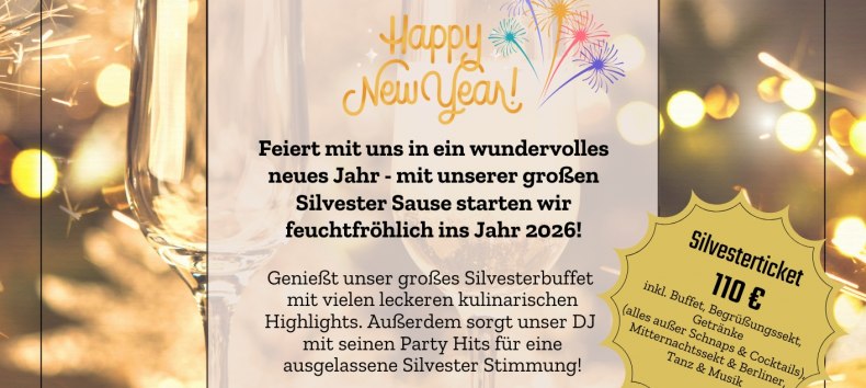 New Year's Eve party in the Rauchhaus, © Rauchhaus Möllin New Year's Eve party in the Rauchhaus, © Rauchhaus Möllin