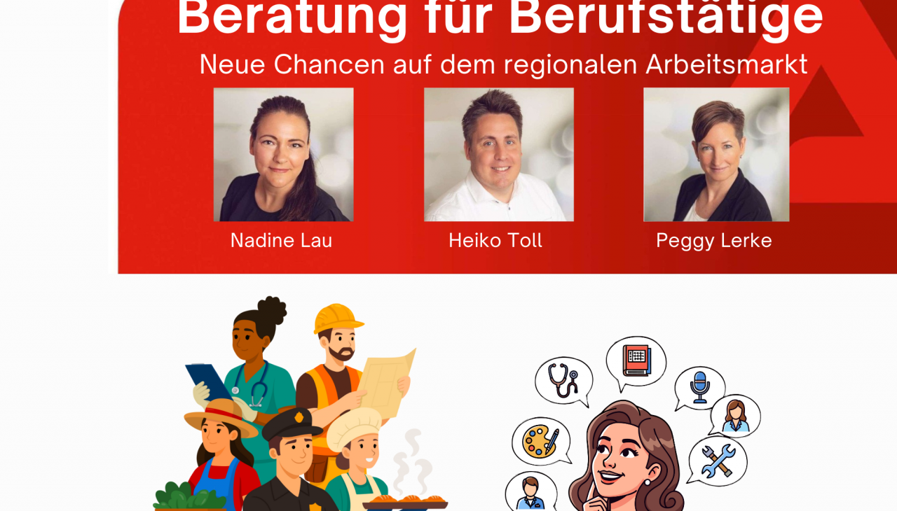 Evenement foto Loopbaanbegeleiding voor professionals in de regionale bibliotheek Neubrandenburg, &copy; Regionalbibliothek Neubrandenburg