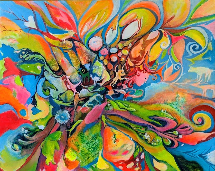 My way, acrylic, 50 x 60 // © Boss, Grit My way, acrylic, 50 x 60 // © Boss, Grit
