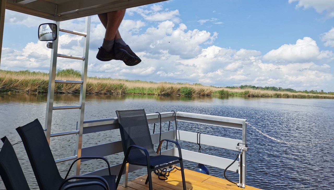 Houseboat vacation with boat Manfred on the Peene, &copy; Smobilia GmbH & Co. KG