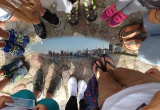 We discover Warnemünde on foot with games and puzzles and then let off steam creatively! // © JSB e. V. We discover Warnemünde on foot with games and puzzles and then let off steam creatively! // © JSB e. V.