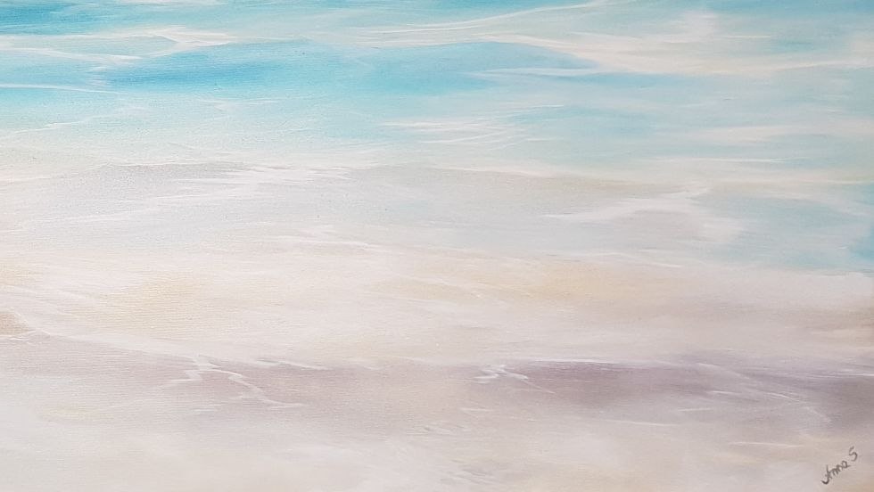 Oil painting Sea painting1, © Birgit Schön-Schneider