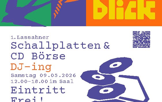 Event flyer 1st international record & CD exchange / Seeblick Lassahn // &copy; Seeblick Lassahn