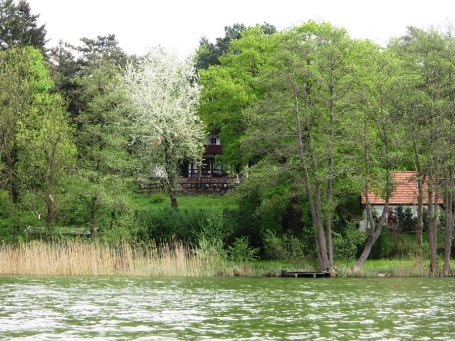 View from the lake to the house, © Bernhard Barth