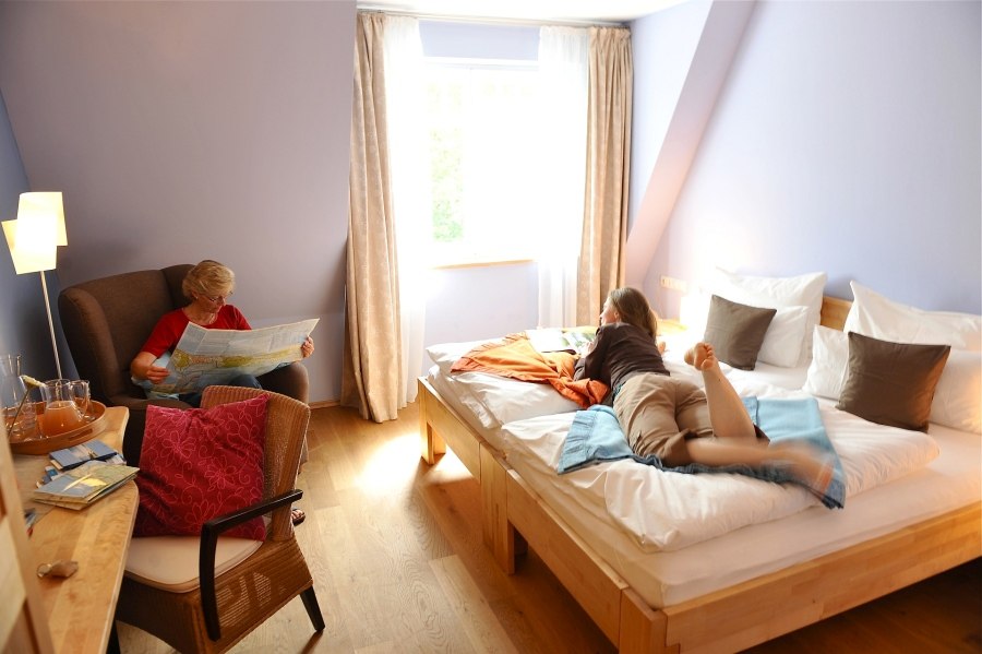 A view into the double room, © Ginkgo Mare A view into the double room, © Ginkgo Mare