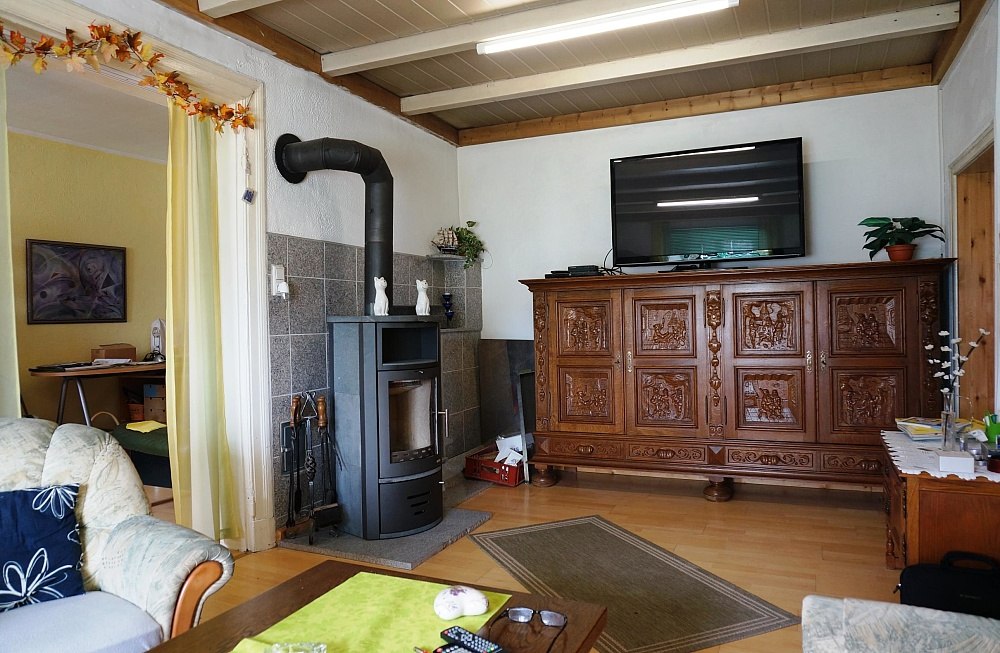 Living room in the apartment // © Gutshaus Alt Krassow Living room in the apartment // © Gutshaus Alt Krassow