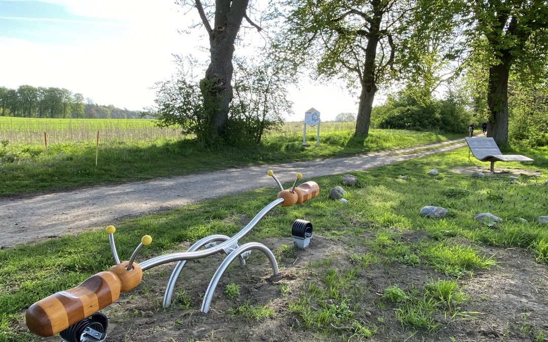 Tijd om te spelen op het bijennatuurpad in het Land Fleesensee, © KUTGL/Muster