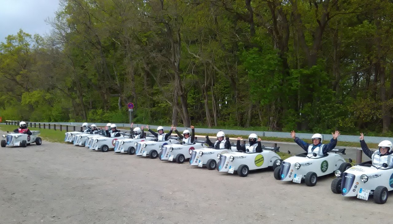 Hot rod-tours door Rostock en Mecklenburg-Vorpommern, © Küstencruiser GmbH