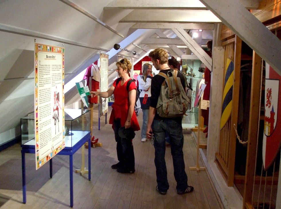 Druk bezochte speciale tentoonstelling "Ridders" in het Haffmuseum, © Haffmuseum