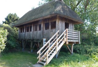 Wooden lookout point in Tankow // &copy; Ummanz-Information/Bordych