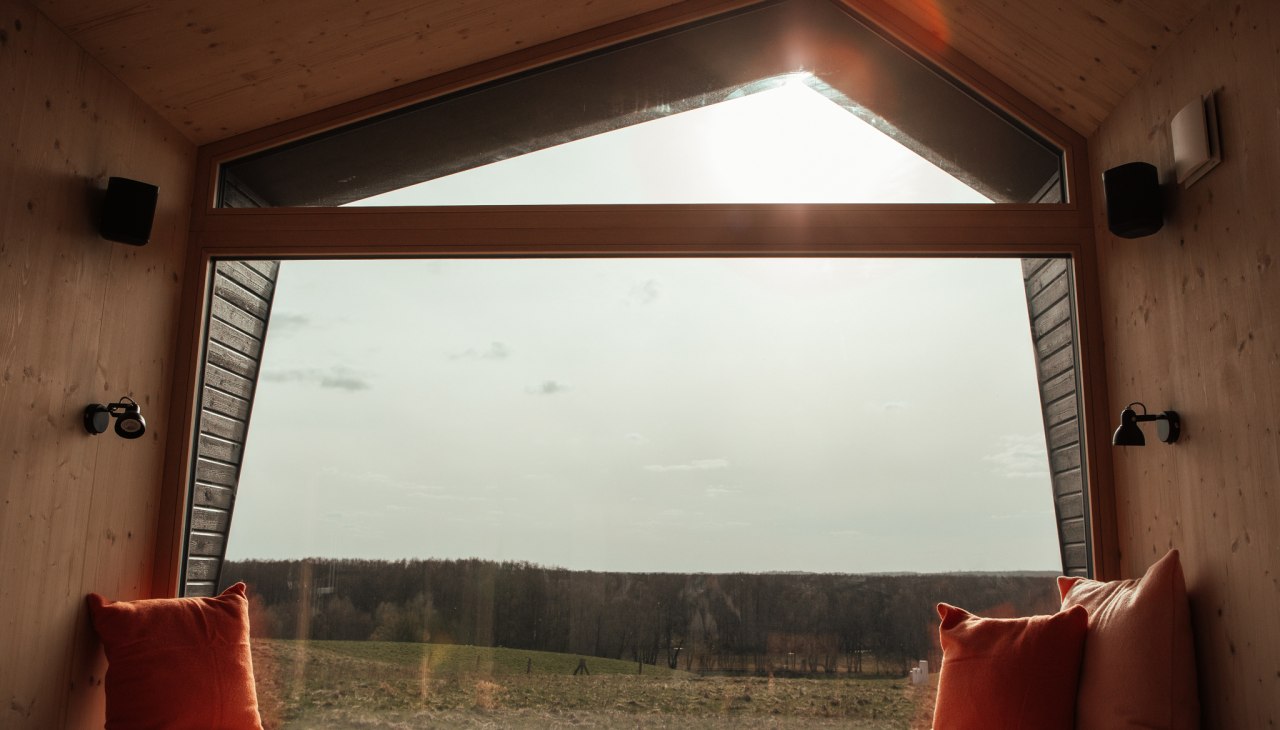 Uitzicht vanuit de hut, © Theresa Lange