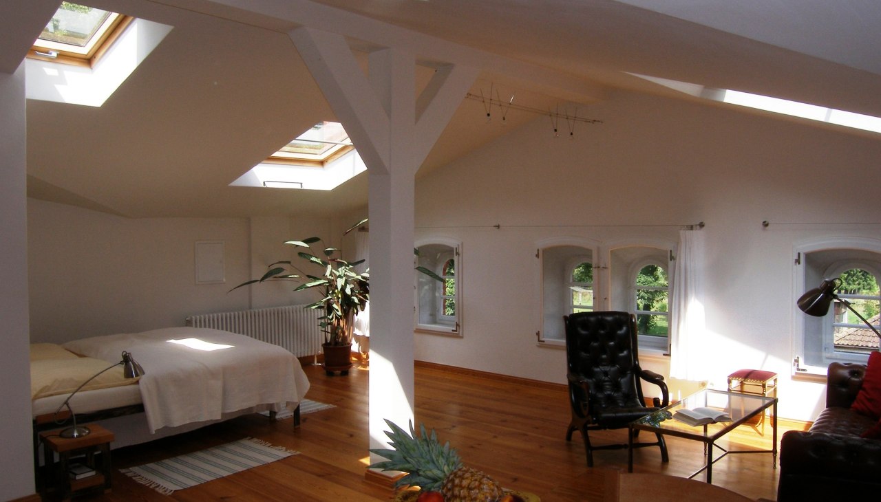 Kamer 2 in het Libnow landhuis, © Herrenhaus Libnow