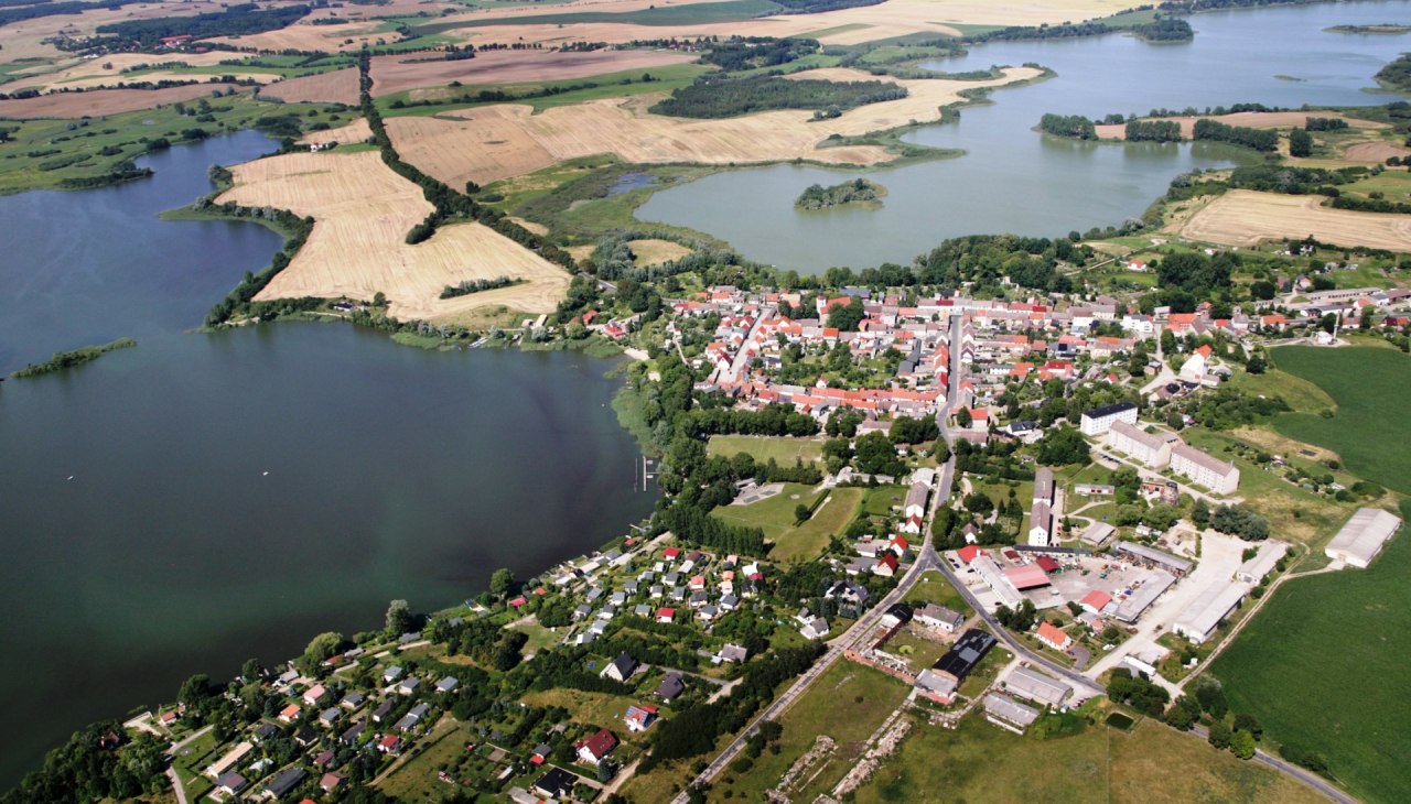 Fürstenwerder met de Großer See en de Dammsee, © Tourismusverein Fürstenwerder