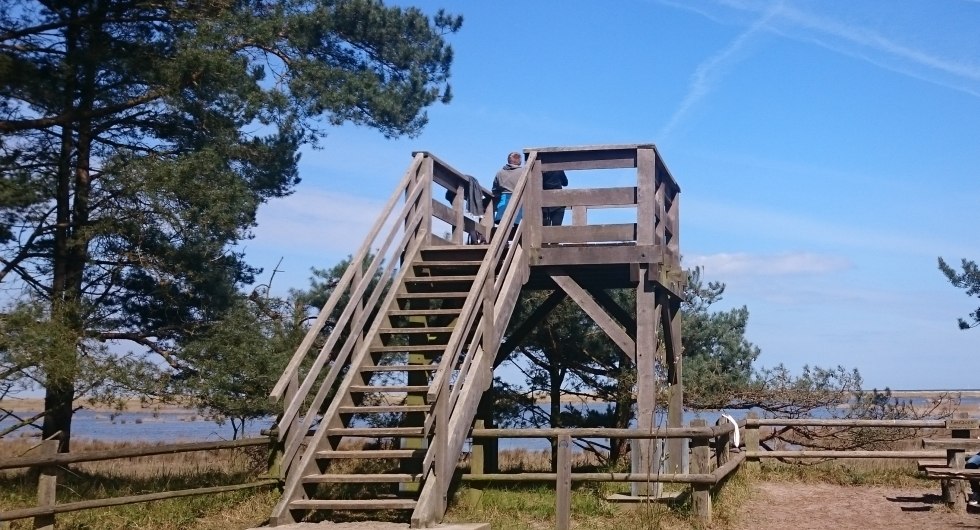 Uitkijkplatform bij het Fukarek meer, © UB