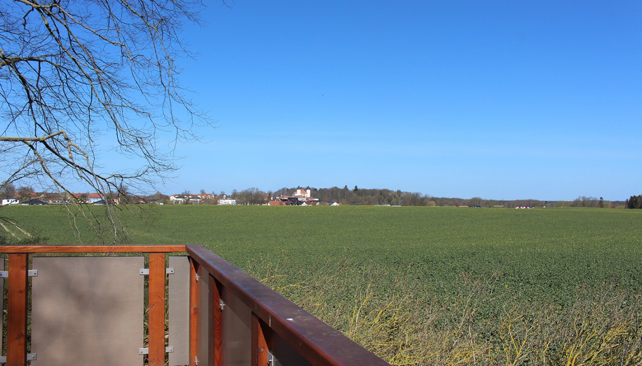 View of Fleesensee Castle / viewing platform, &copy; Kur- und Tourismus GmbH G&ouml;hren-Lebbin