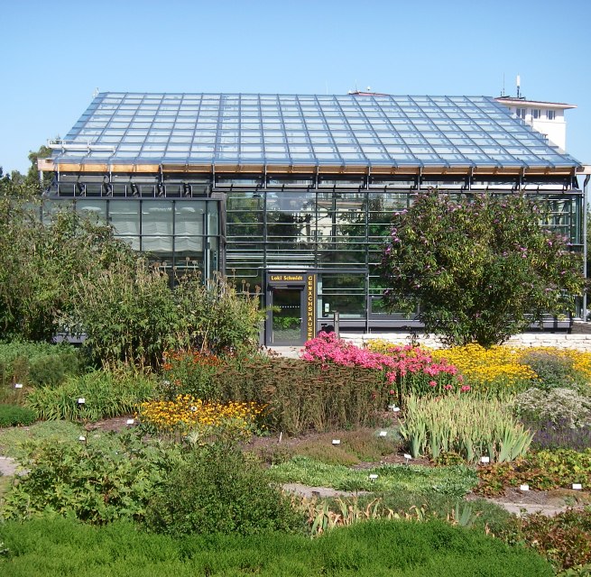 Gewächshaus im Botanischen Garten // © Joachim Kloock Gewächshaus im Botanischen Garten // © Joachim Kloock