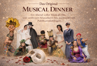 Diese Musical-Dinner-Show bringt das Flair der großen Bühnen mit stimmgewaltigem LIVE-GESANG in das erlesene Ambiente anspruchsvoller Gastronomie – Sie werden begeistert sein! // © Glamour Events Diese Musical-Dinner-Show bringt das Flair der großen Bühnen mit stimmgewaltigem LIVE-GESANG in das erlesene Ambiente anspruchsvoller Gastronomie – Sie werden begeistert sein! // © Glamour Events