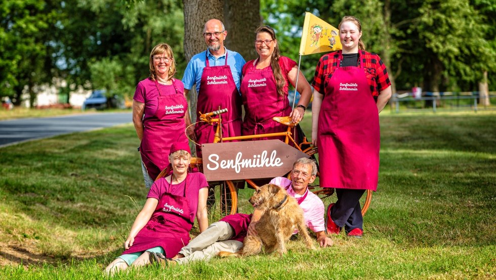 Het team van de mosterdmolen Schlemmin, © ostsee-kuestenbilder.de