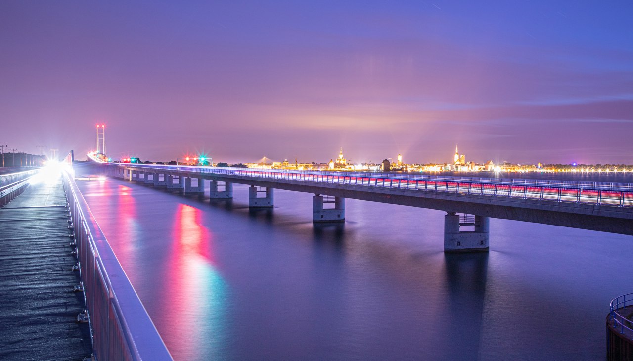 Hafen-Stralsund-bei-Nacht, © Weiße Flotte GmbH Hafen-Stralsund-bei-Nacht, © Weiße Flotte GmbH