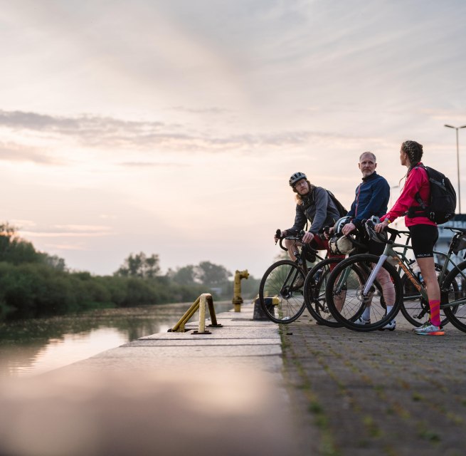 Kurze Pause und den Blick &uuml;ber die Peene genie&szlig;en // &copy; MV-T/Gross