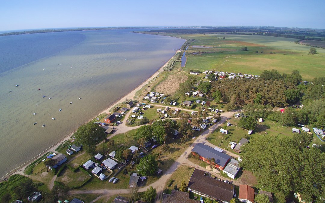 Luchtfoto van de camping, © Jennifer Neumann