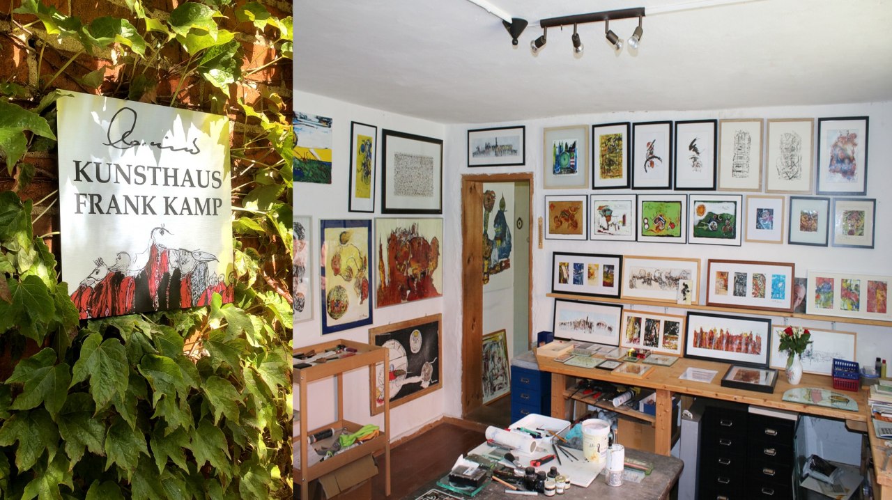 View into the interior of the Kunsthaus Frank Kamp // © Rainer Graßmuck View into the interior of the Kunsthaus Frank Kamp // © Rainer Graßmuck