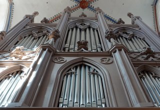 Buchholz-Orgel in St. Nikolai Stralsund // &copy; Kimu