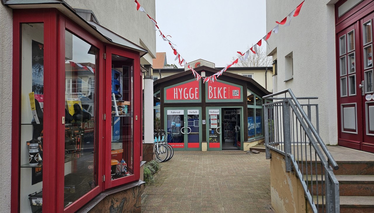 Nasz sklep rowerowy przy Mühlenstraße, nieco ukryty w podwórzu, © K&K Service GmbH/Kim David