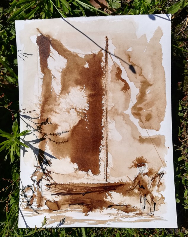 Painting with bog lye, &copy; Kur- und Tourismusbetrieb Ostseebad Prerow