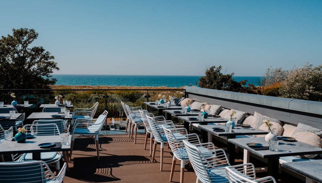 Restauracja Terrace #herrhoshi, © The Grand Hotel Management GmbH Restauracja Terrace #herrhoshi, © The Grand Hotel Management GmbH