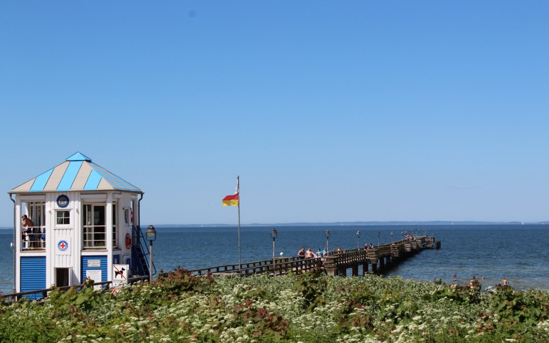 Het herkenningspunt van de kustplaats Lubmin - de pier, © TVV-Wiegert