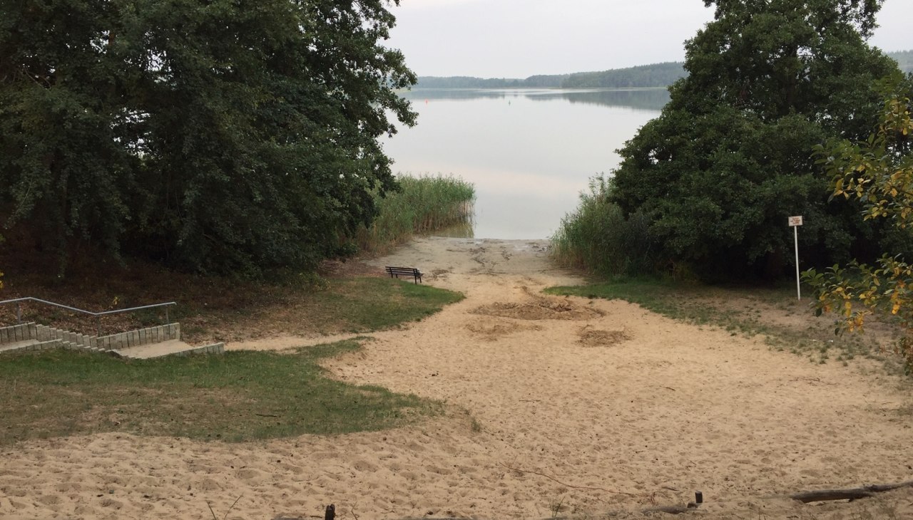 Kąpielisko Canow z piaszczystą plażą, © Mecklenburgische Kleinseenplatte Touristik GmbH