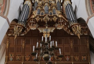 Friedrich Stellwagen-orgel (1659) in de Mariakerk, Stralsund // © Ev. KG St. Marien Stralsund Friedrich Stellwagen-orgel (1659) in de Mariakerk, Stralsund // © Ev. KG St. Marien Stralsund