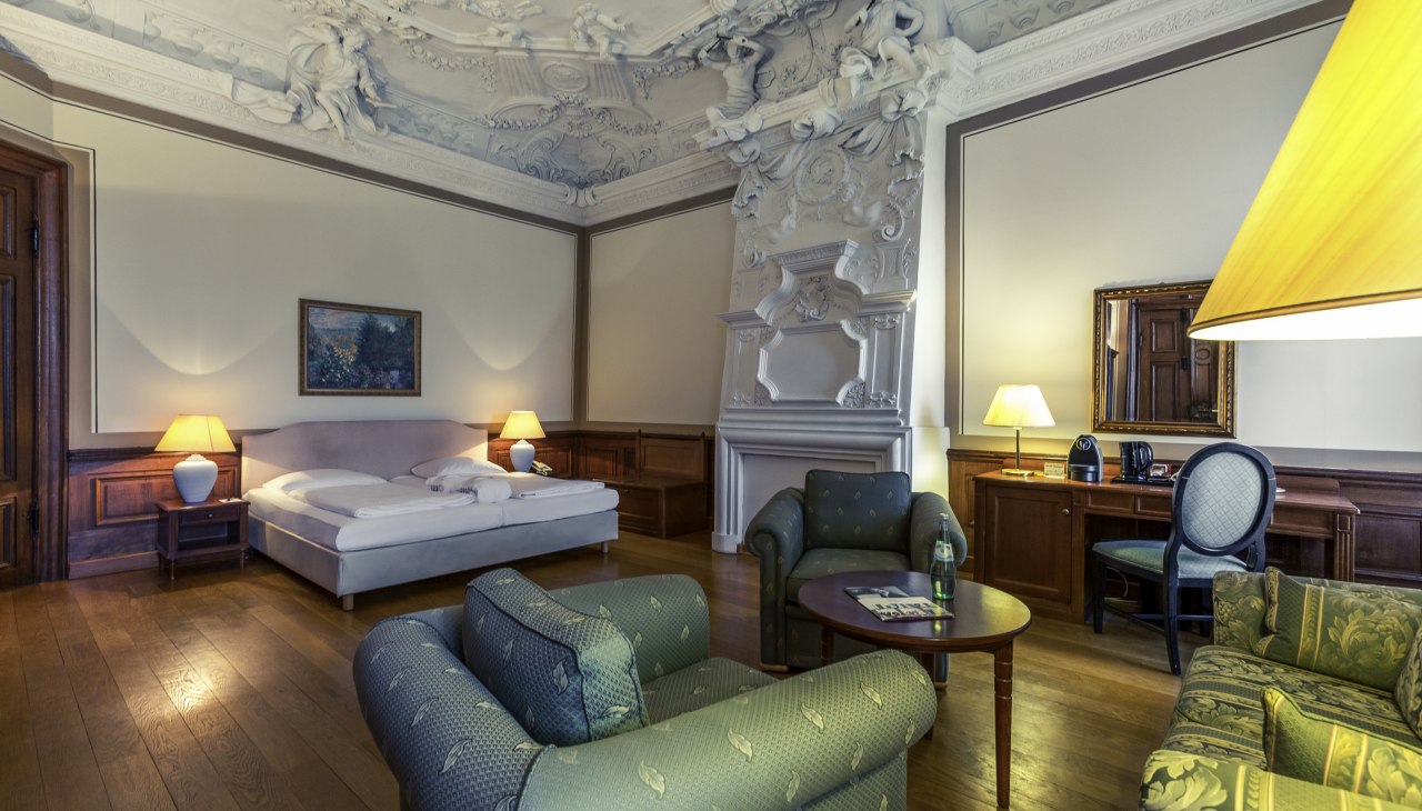 Suite in Hotel Schloss Neustadt-Glewe, © Hotel Schloss Neustadt-Glewe