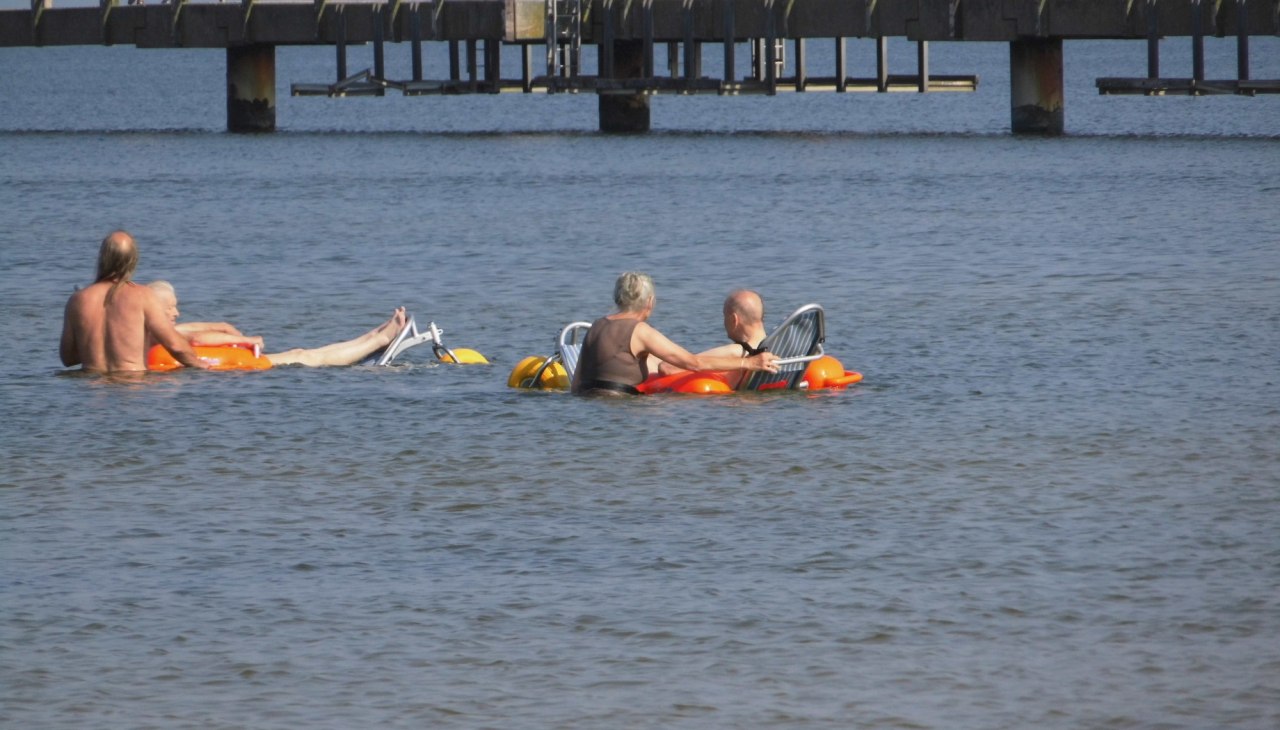 Uniek plezier voor rolstoelgebruikers, © Touristinformation Seebad Lubmin Uniek plezier voor rolstoelgebruikers, © Touristinformation Seebad Lubmin