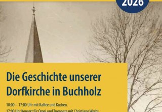 Einladung Dorfkirche Buchholz zum Tag des offenen Denkmals // © Förderverein zur Erhaltung der Dorfkirche Buchholz e. V. Einladung Dorfkirche Buchholz zum Tag des offenen Denkmals // © Förderverein zur Erhaltung der Dorfkirche Buchholz e. V.