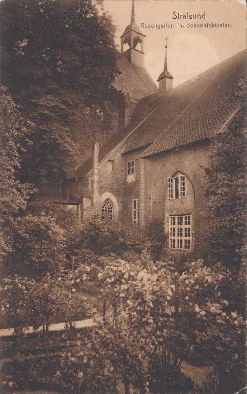 Rozentuin, rond 1927 // &copy; Postkarte