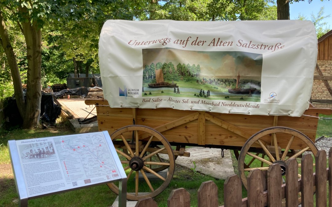 Covered wagon in Bad-Sülze - Alte Salzstrasse, © M. Hagemann