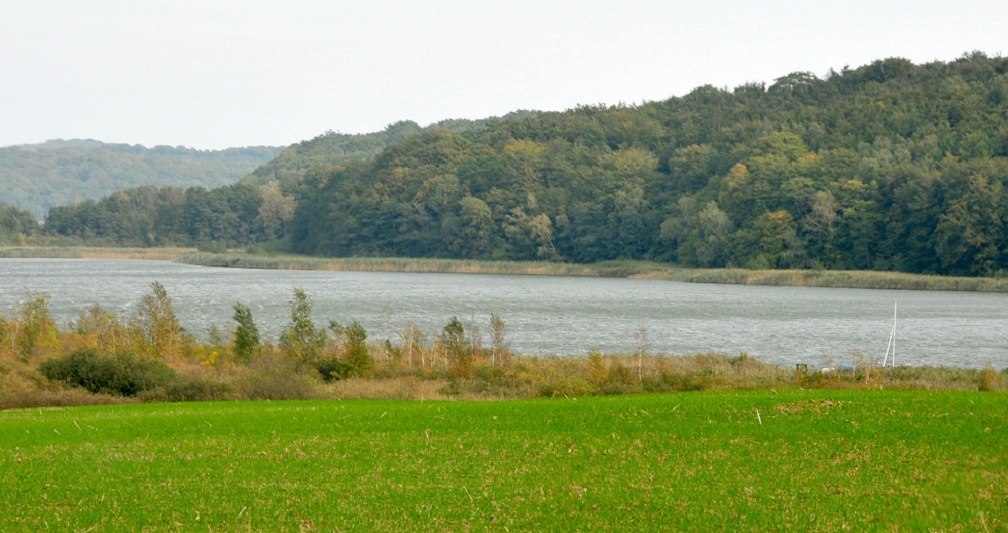 Uitzicht op het schiereiland Pulitz // &copy; Tourismuszentrale R&uuml;gen