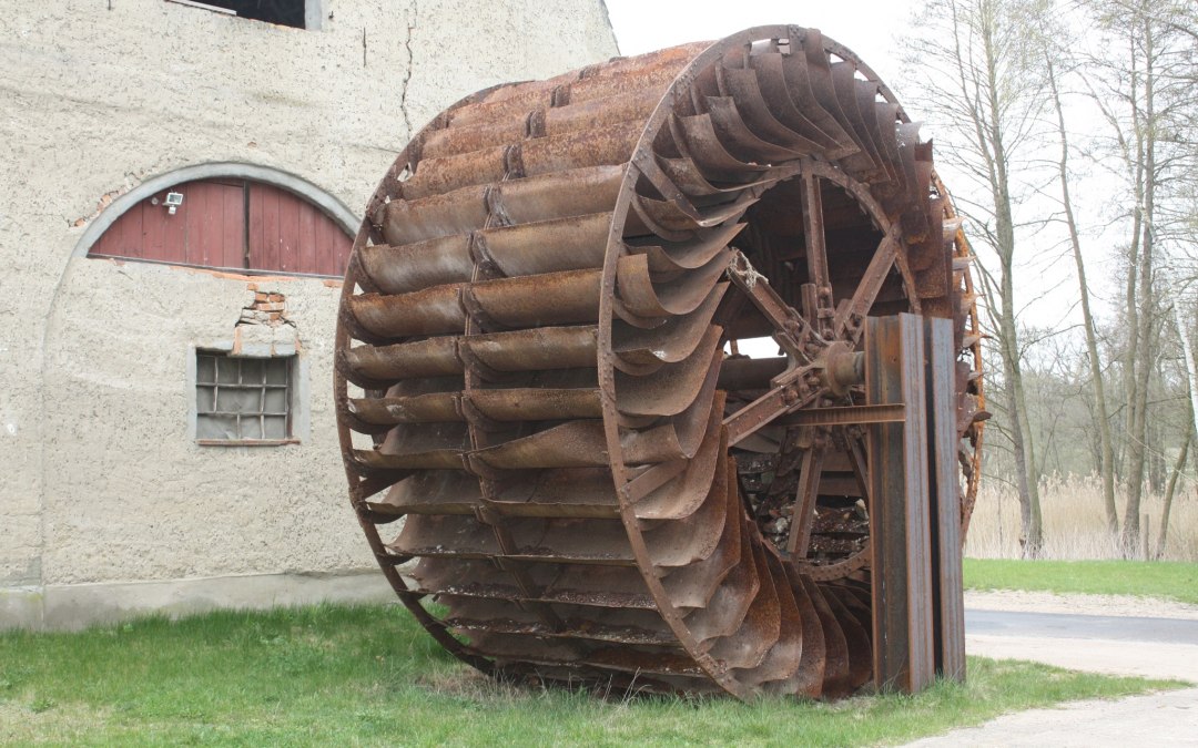 Oud molenrad - Fleether Mühle, © Touristinformationen Wesenberg & Mirow, Mecklenburgische Kleinseenplatte