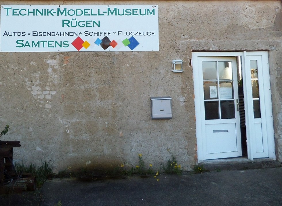 Technology - Model - Museum (entrance) in Samtens, © Tourismuszentrale Rügen