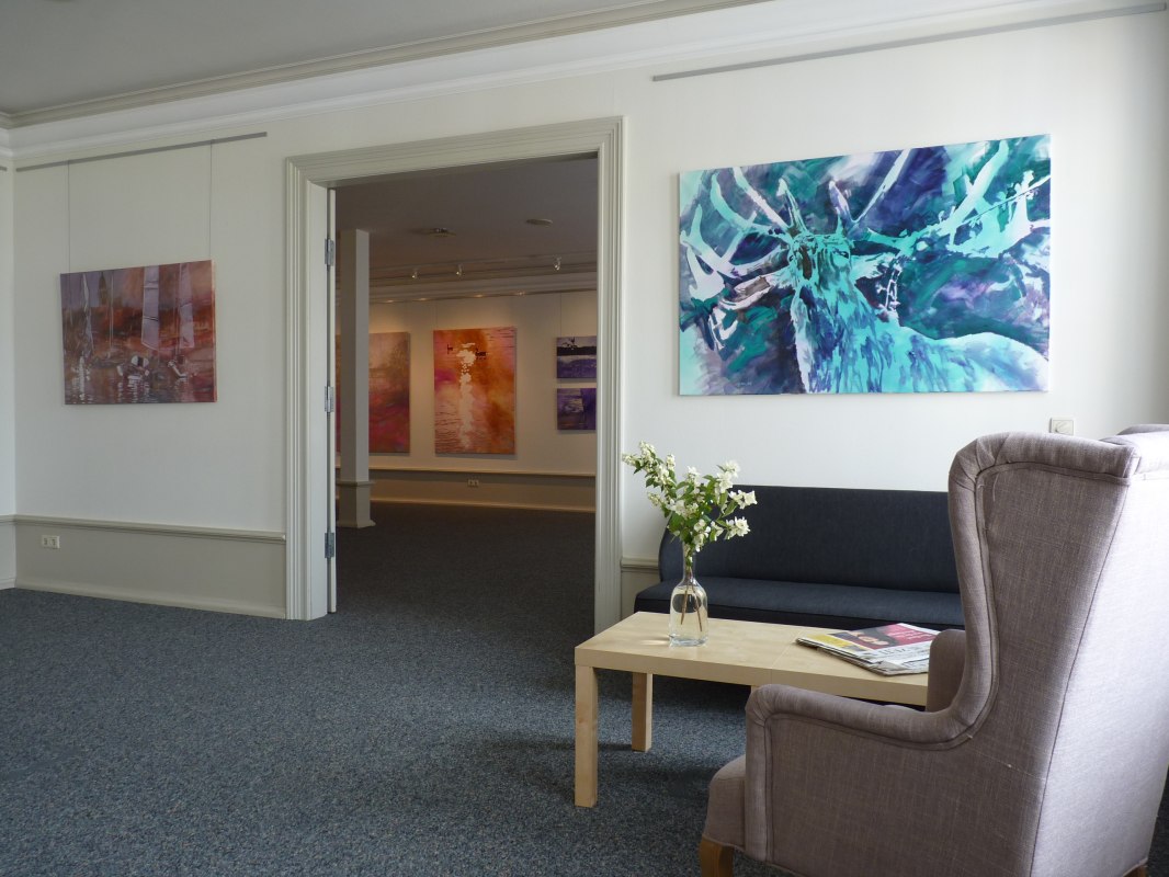 Reading room, exhibition D.F.L&uuml;ers 2022, &copy; Waren (M&uuml;ritz) Kur- und Tourismus GmbH