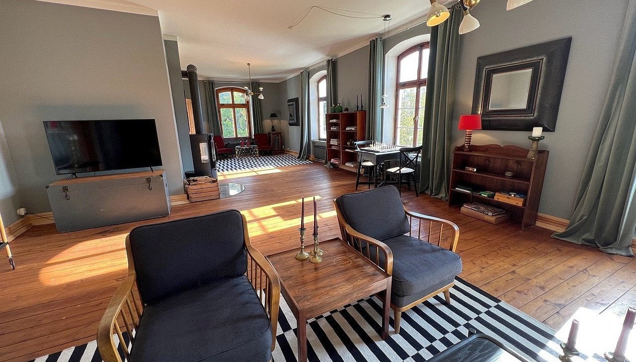 Veel ruimte in de grote flat, &copy; Gutshaus Klein Kussewitz